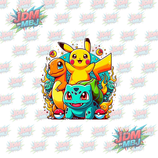 Iron On - Pokemon DTF