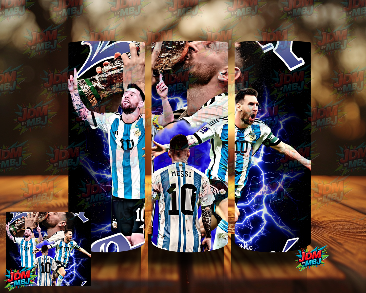 Inspired by Messi Soccer Player Sublimation Prints