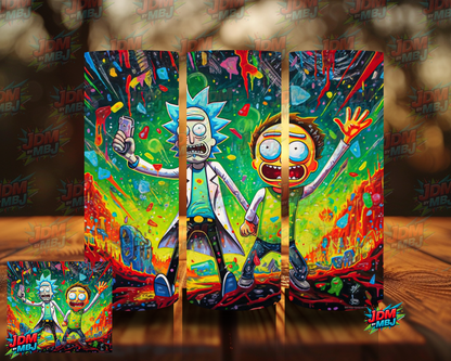 Inspired by Rick & Morty Sublimation Prints