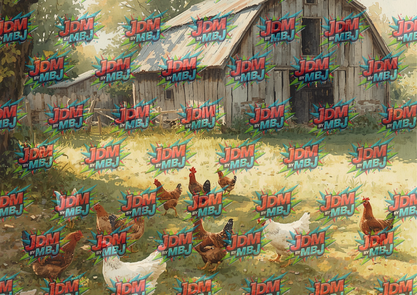 Farm Life Cutting Board Sublimation Prints