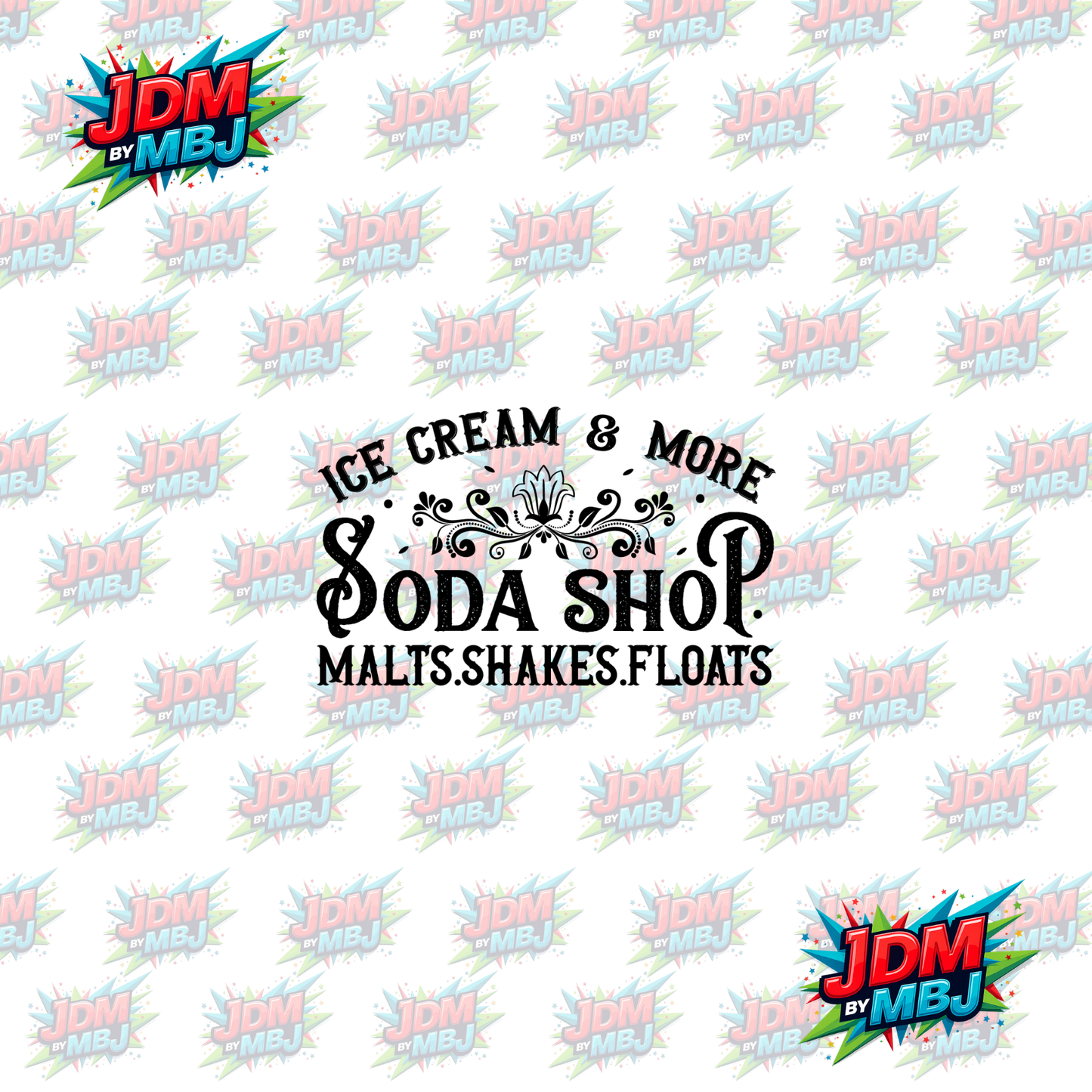 Iron On - Soda Shop - Vintage Farm DTF 20cm