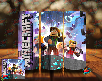 Rhinestone Minecraft 20oz Sublimation Prints