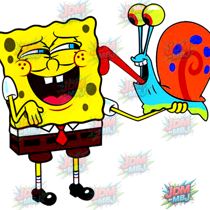 Bob Esponja Pantalones Cuadrados (DTF) - Planchado (25 cm)