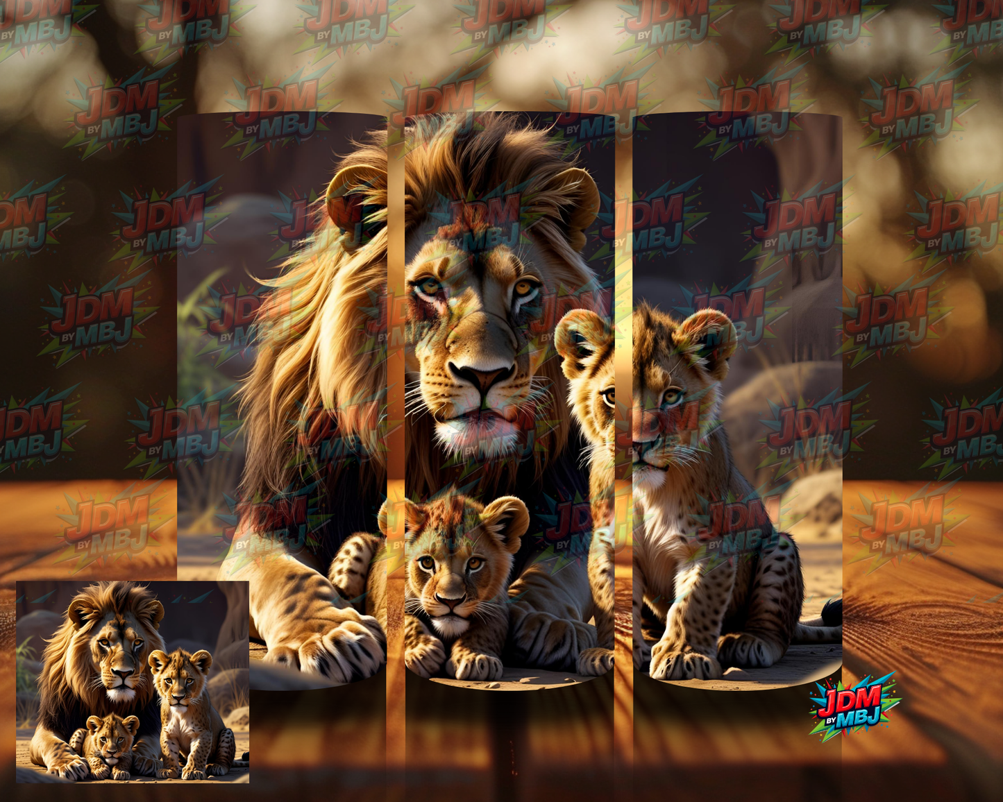 Inspired by Lions Sublimation Prints