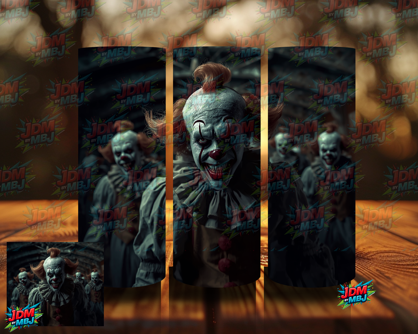 Inspired by HORROR Clowns 2.0 Sublimation Prints