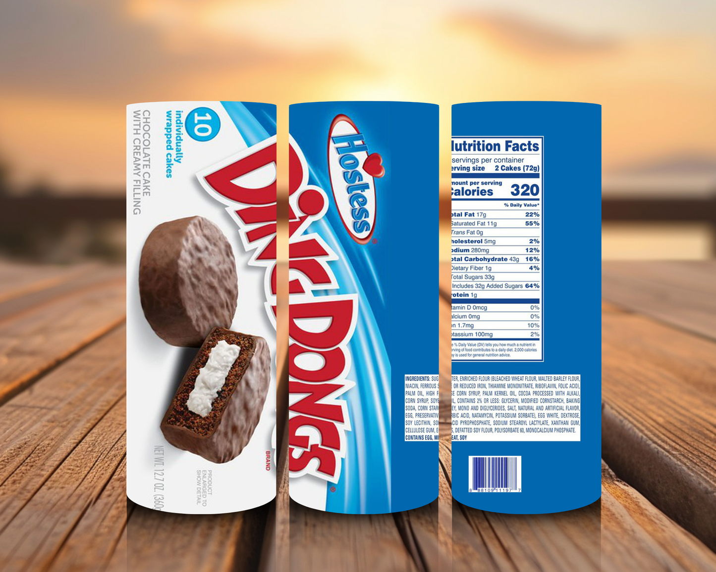 Inspirado en impresiones de sublimación de snacks
