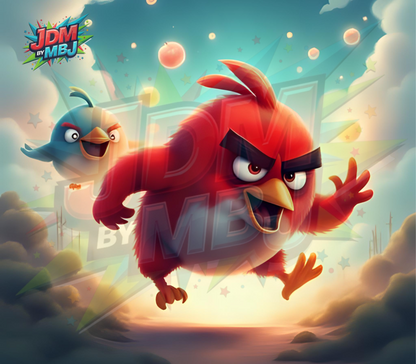 Inspirado en las impresiones de sublimación de Angry Bird