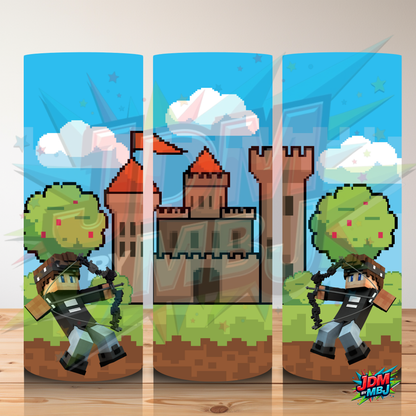 Inspirado en las impresiones de sublimación de MineCraft