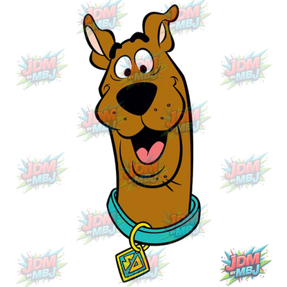 Vinilo termoadhesivo de Scooby Doo (DTF) de 25 cm