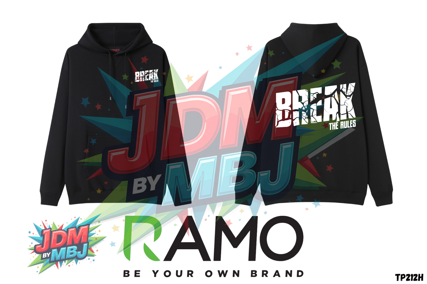Break The Rules 'White' - Hoodie