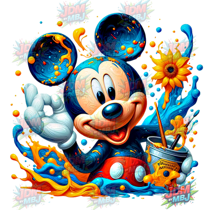 Parche termoadhesivo - Mickey Mouse DTF 25 cm