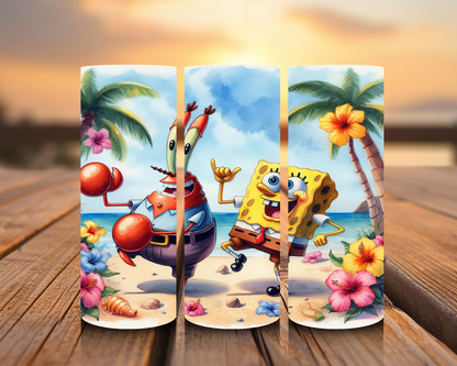 Inspired by Sponge Bob Square Pants Sublimation Prints