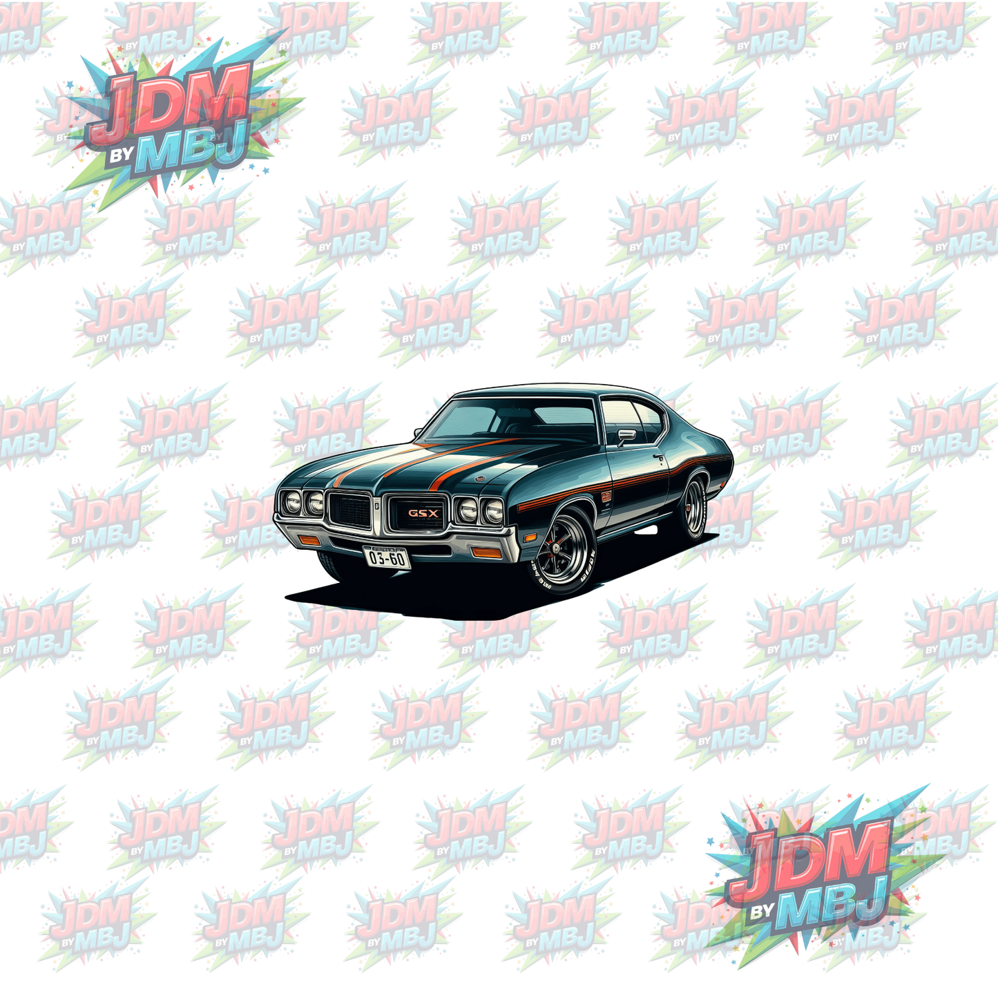 Iron On - Classic Vintage Cars DTF 20cm