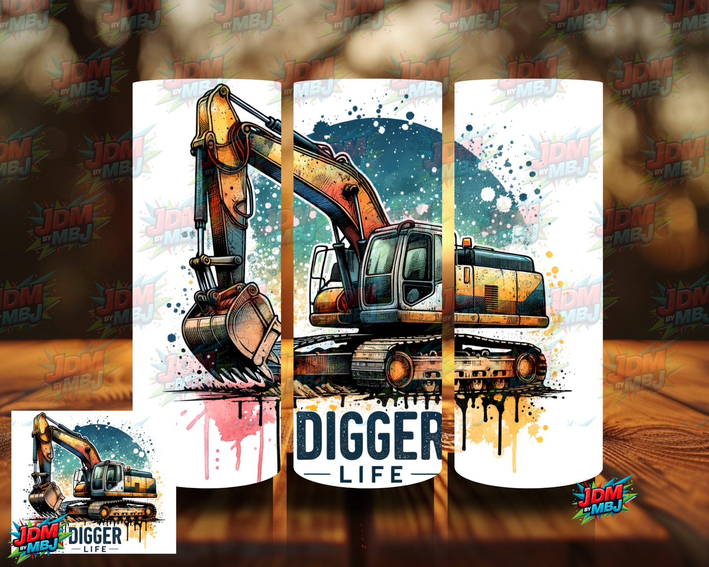 Digger Life Sublimation Prints