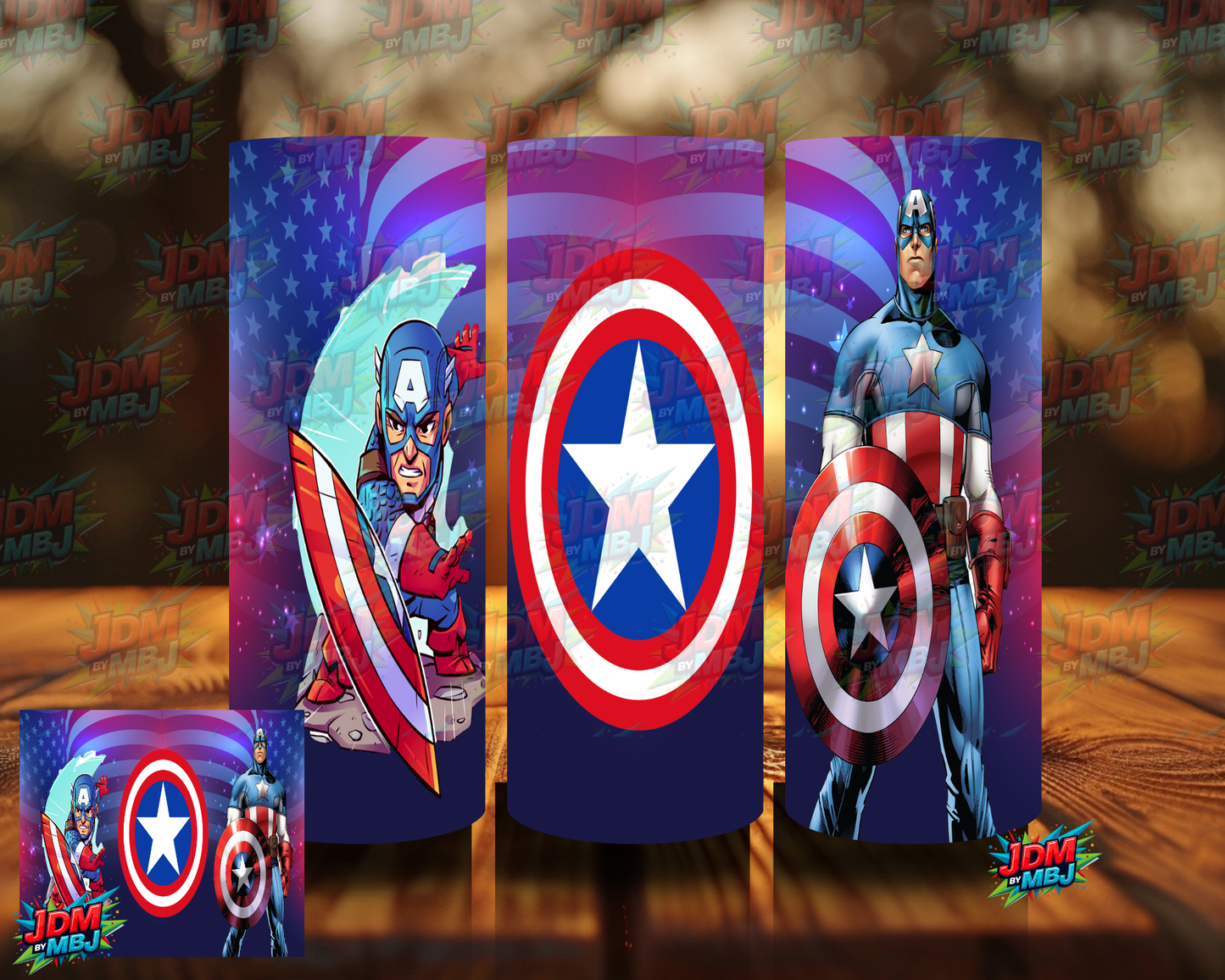 Inspired by Captain America Sublimation Prints