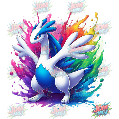 Pegatina termoadhesiva de Pokémon (2) DTF de 25 cm