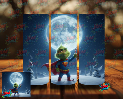 Inspired by Grinch Styled by Marvel/DC  Sublimation Prints