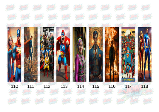 Inspired by Marvel/DC [Bookmark/Pen] Sublimation Prints [Volume 7]