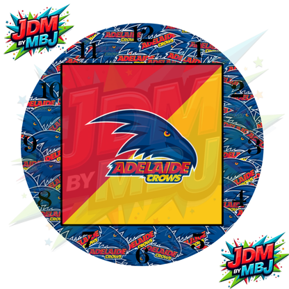 Impresiones de sublimación de relojes de 20 cm x 20 cm, inspirados en los equipos de la AFL