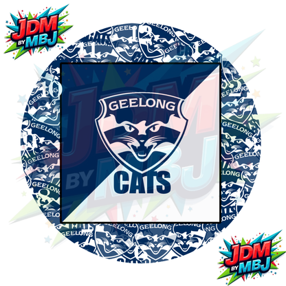 Impresiones de sublimación de relojes de 20 cm x 20 cm, inspirados en los equipos de la AFL