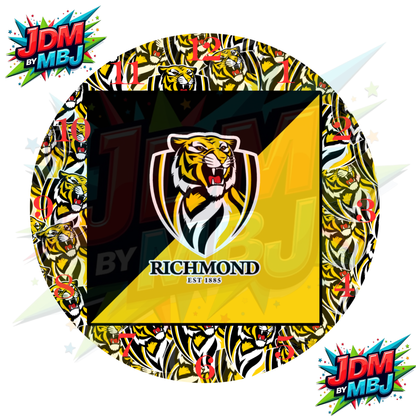 Impresiones de sublimación de relojes de 20 cm x 20 cm, inspirados en los equipos de la AFL