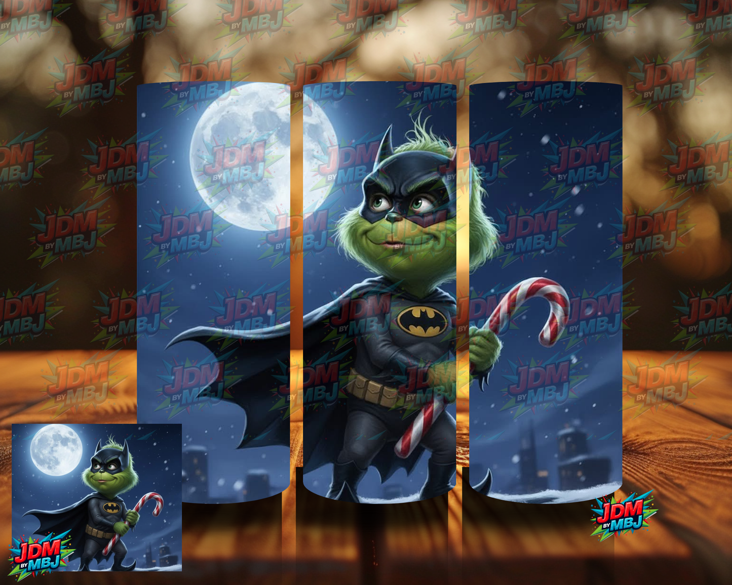 Inspired by Grinch Styled by Marvel/DC  Sublimation Prints