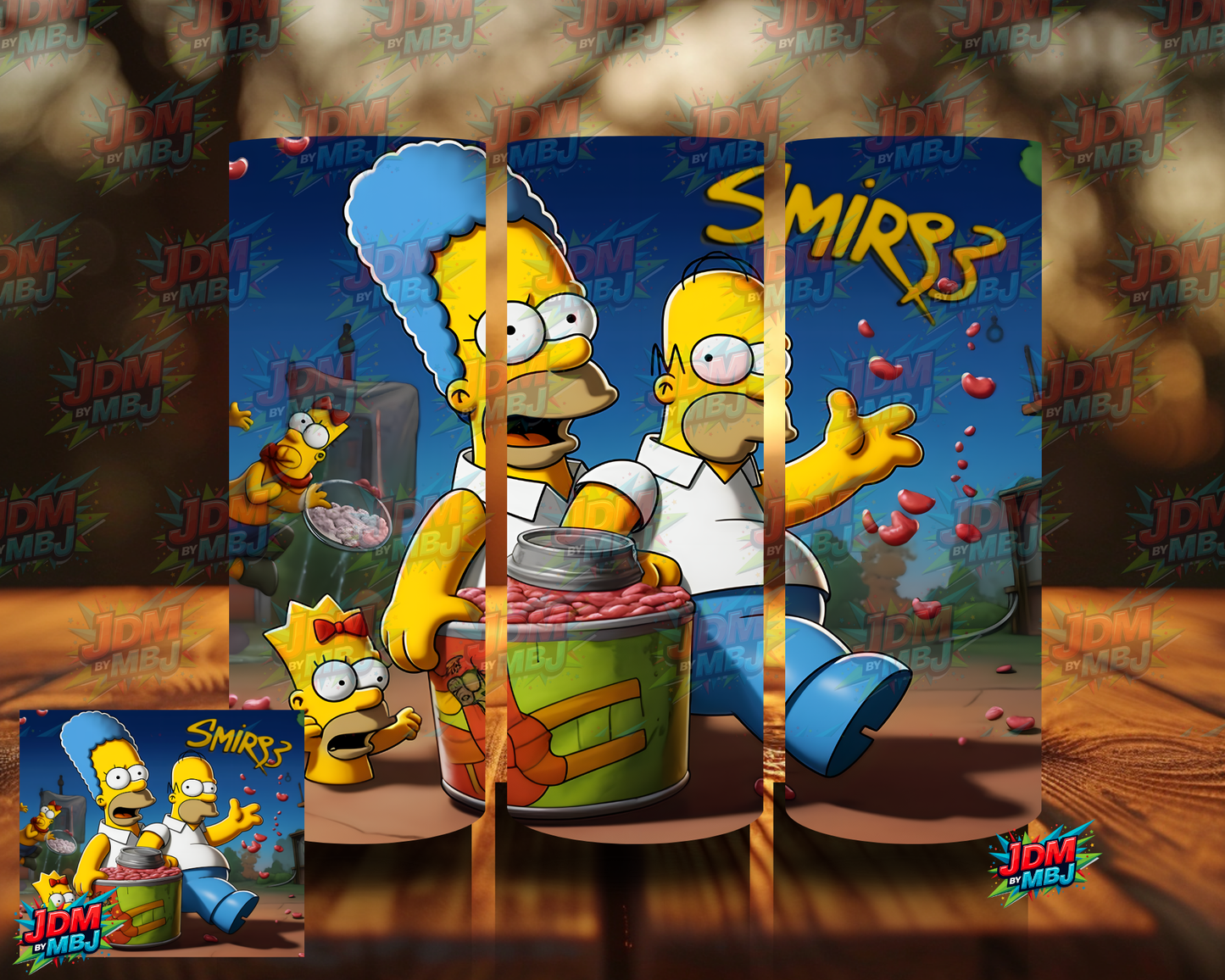 Inspired by The Simpson Sublimation Prints