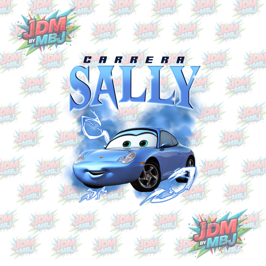 Iron On - Sally "Lighting McQueen" DTF 24cm