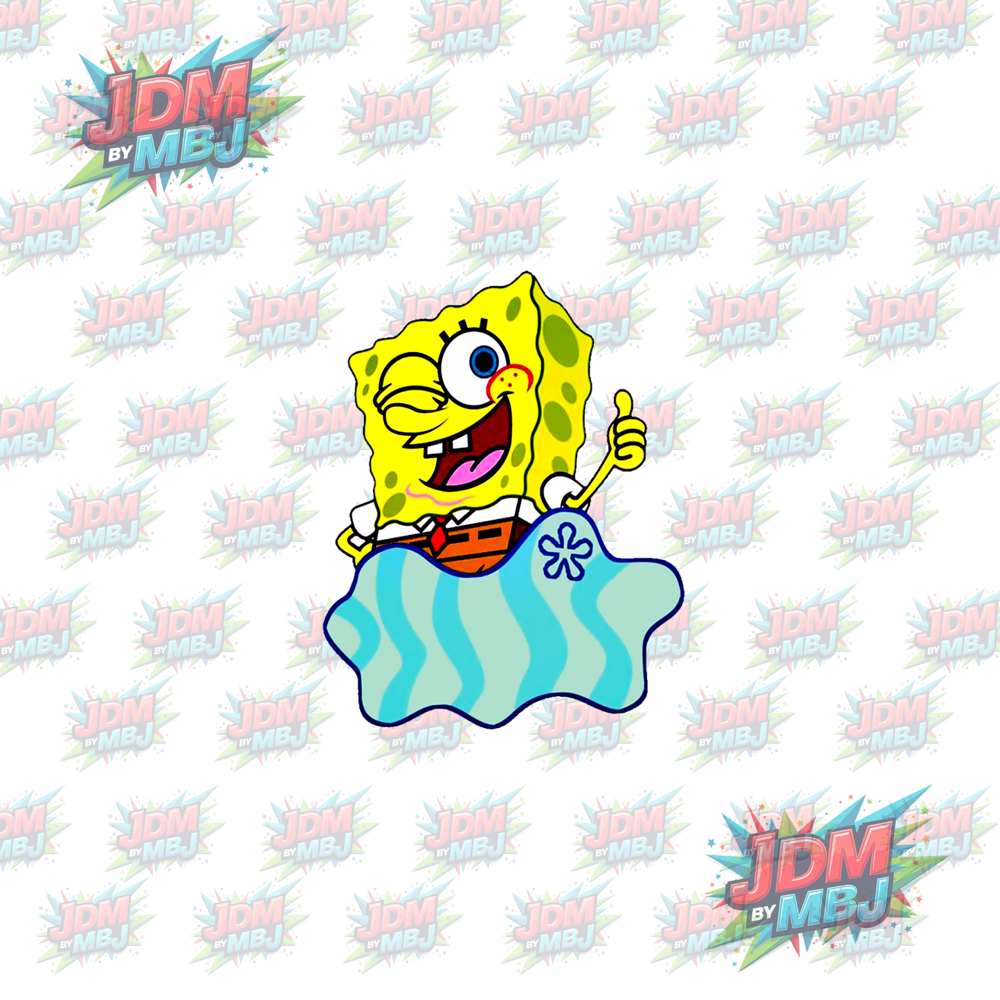 Bob Esponja Pantalones Cuadrados (DTF) - Planchado (25 cm)