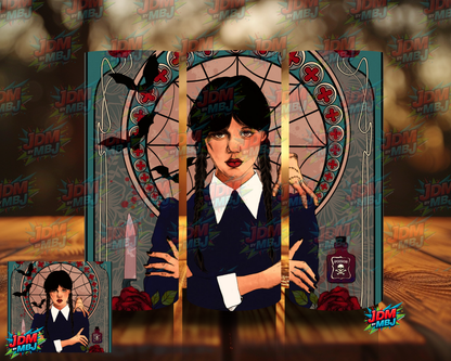 Inspired by Wednesday (TV Show) Sublimation Prints