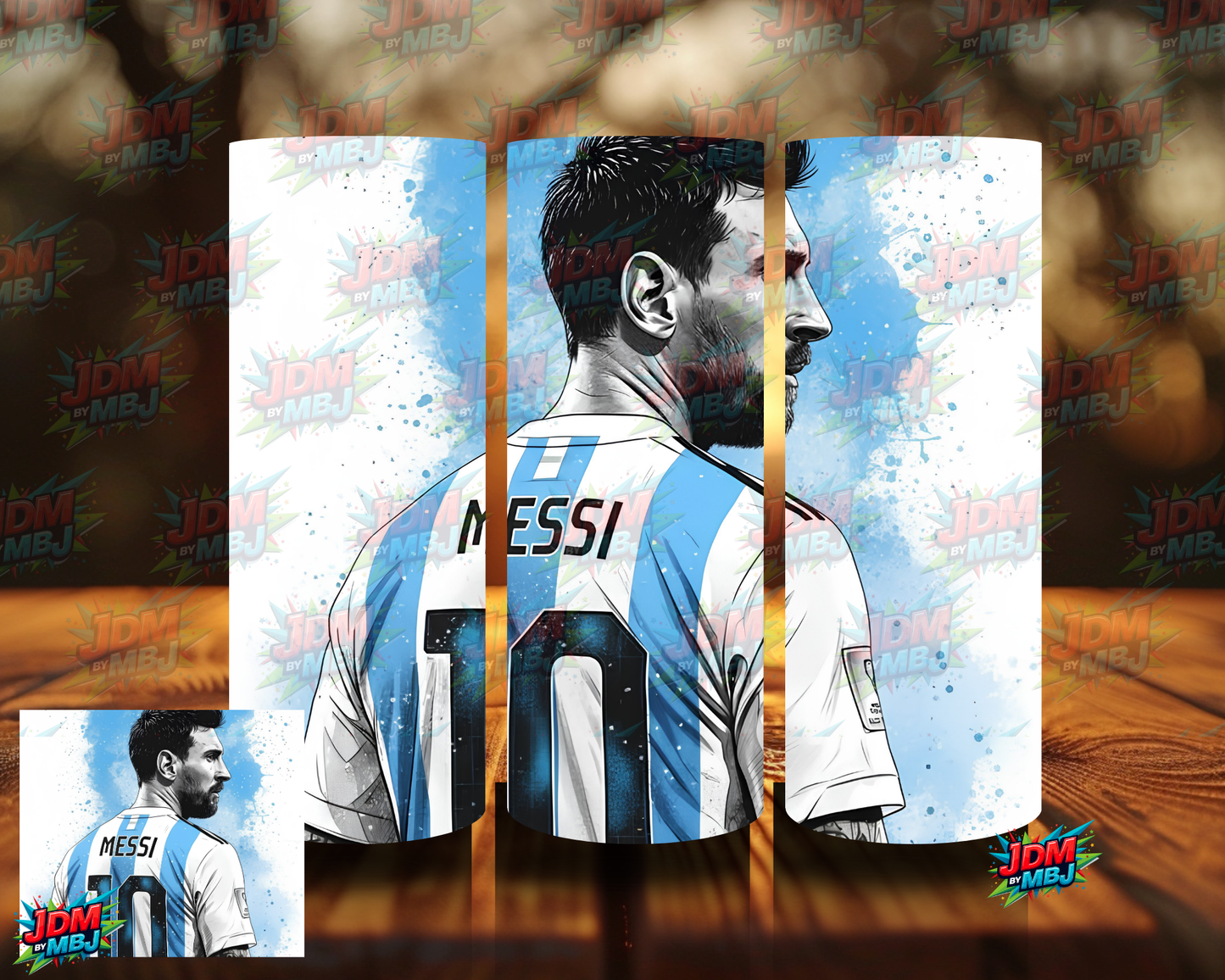 Inspired by Messi Soccer Player Sublimation Prints
