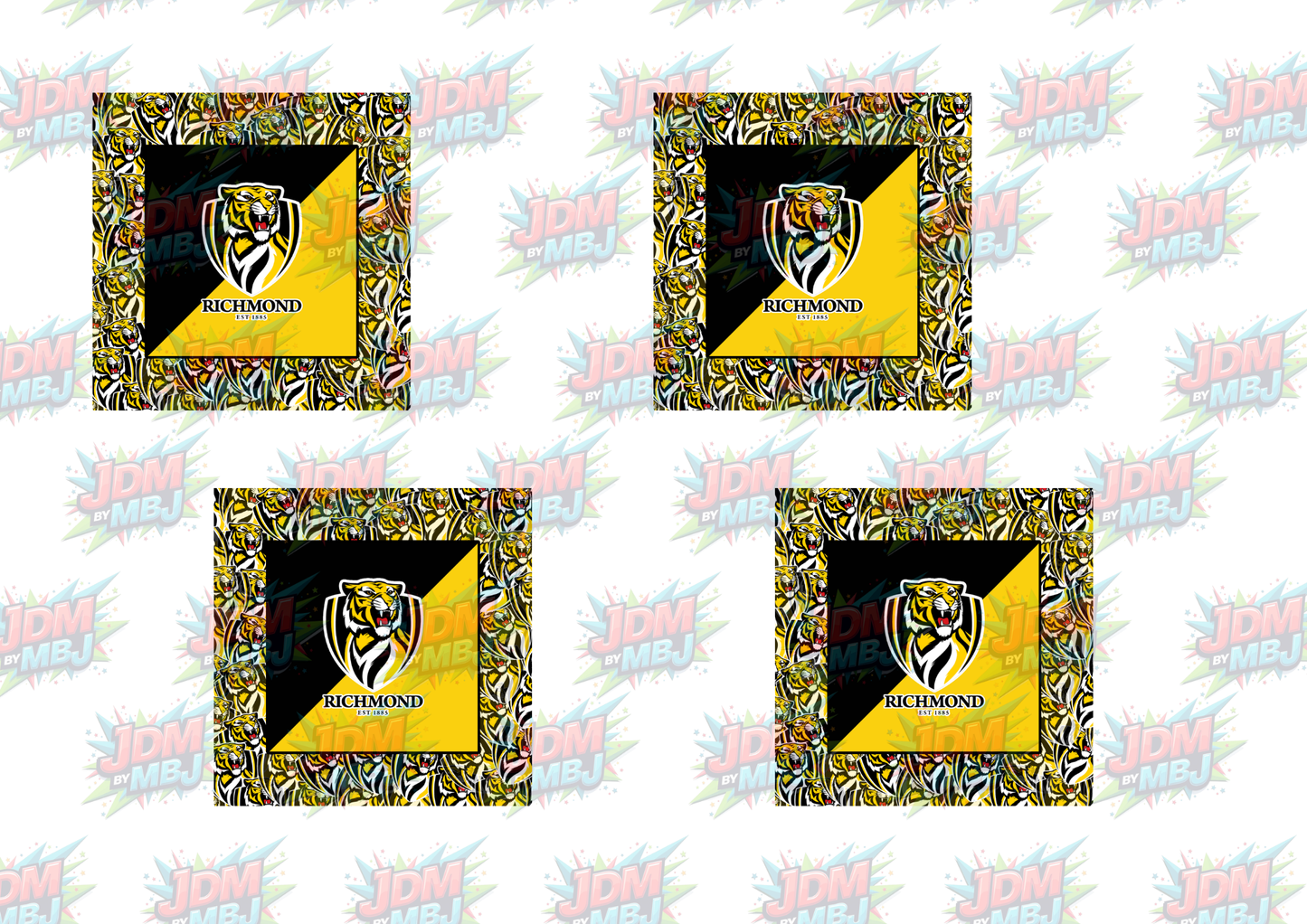 Inspired by AFL Digital Alarm Clock Sublimation Prints