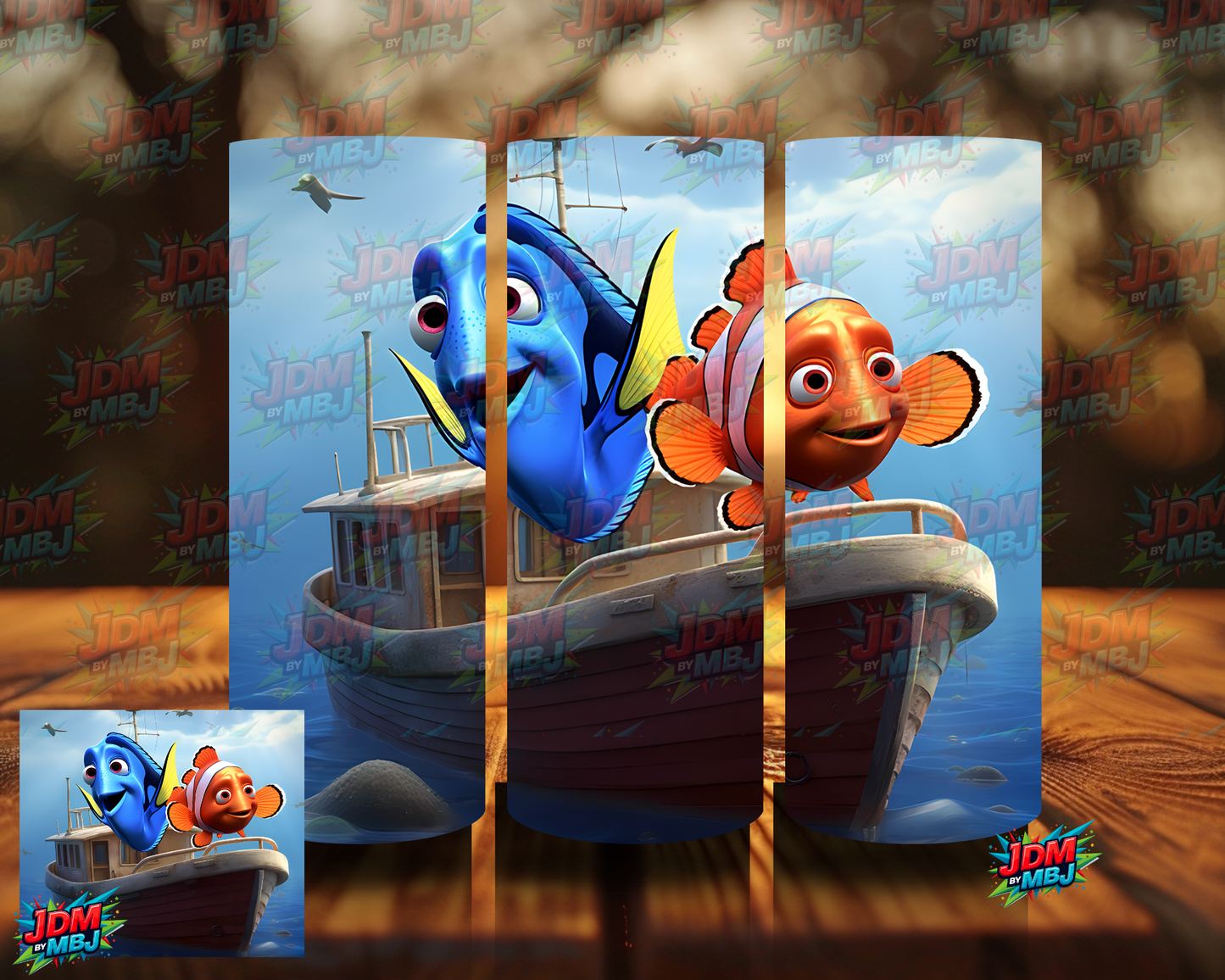 Inspired by Finding Nemo Sublimation Prints