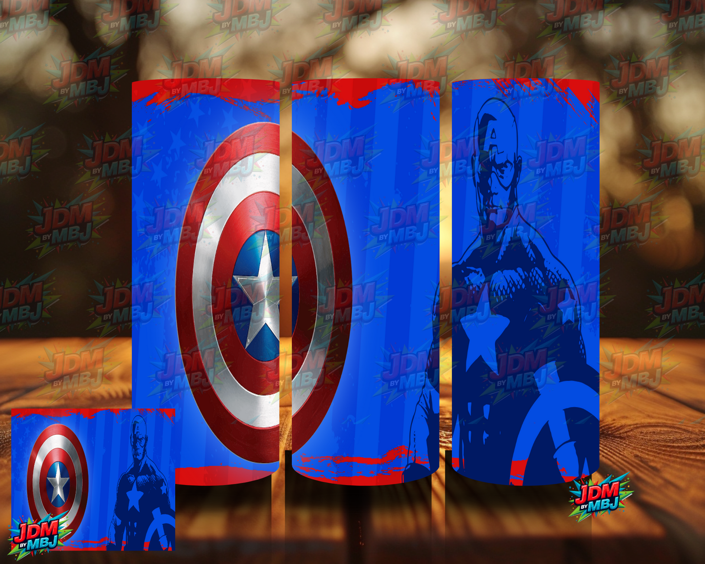 Inspired by Captain America Sublimation Prints