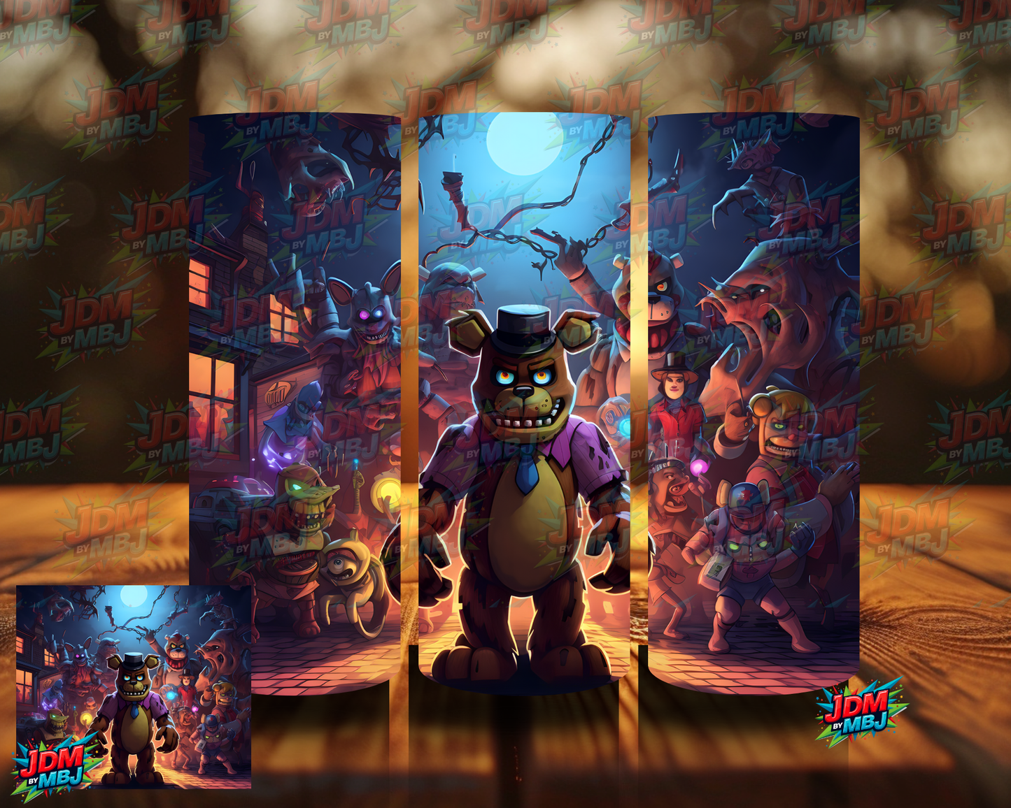 Inspired by Five Nights of Freddy Sublimation Prints
