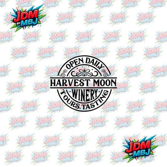 Iron On - Harvest Moon Winery - Vintage Farm DTF 20cm