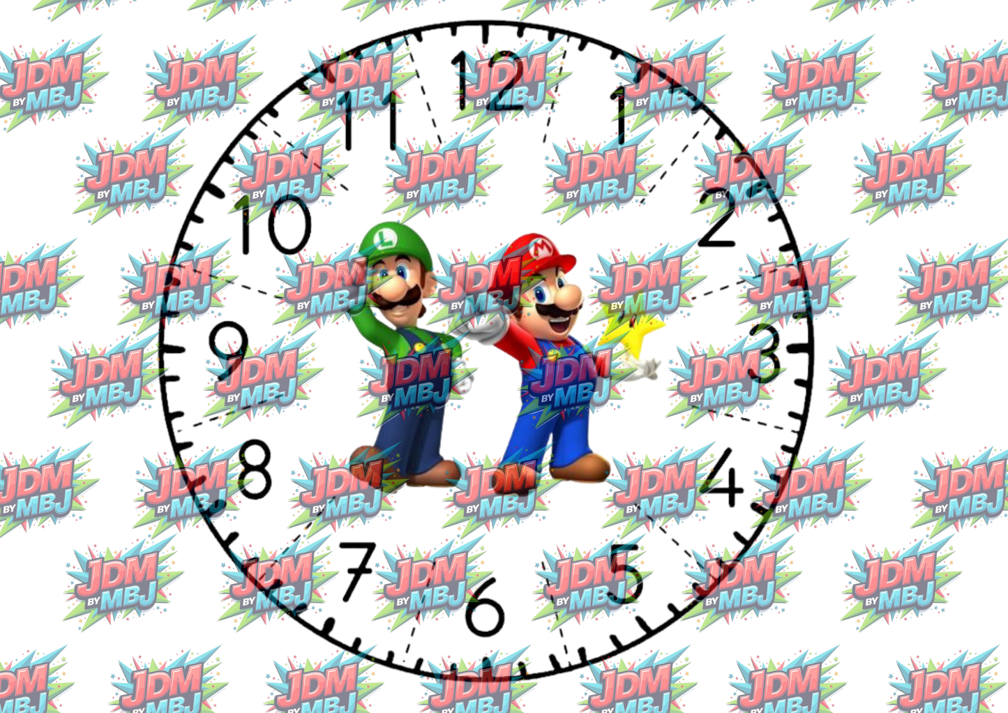 Clock Sublimation Prints- Inspired by Disney, Stitch & More