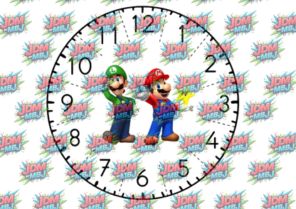 Clock Sublimation Prints- Inspired by Disney, Stitch & More