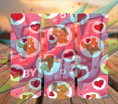 Inspirado en las impresiones de sublimación de Care Bear