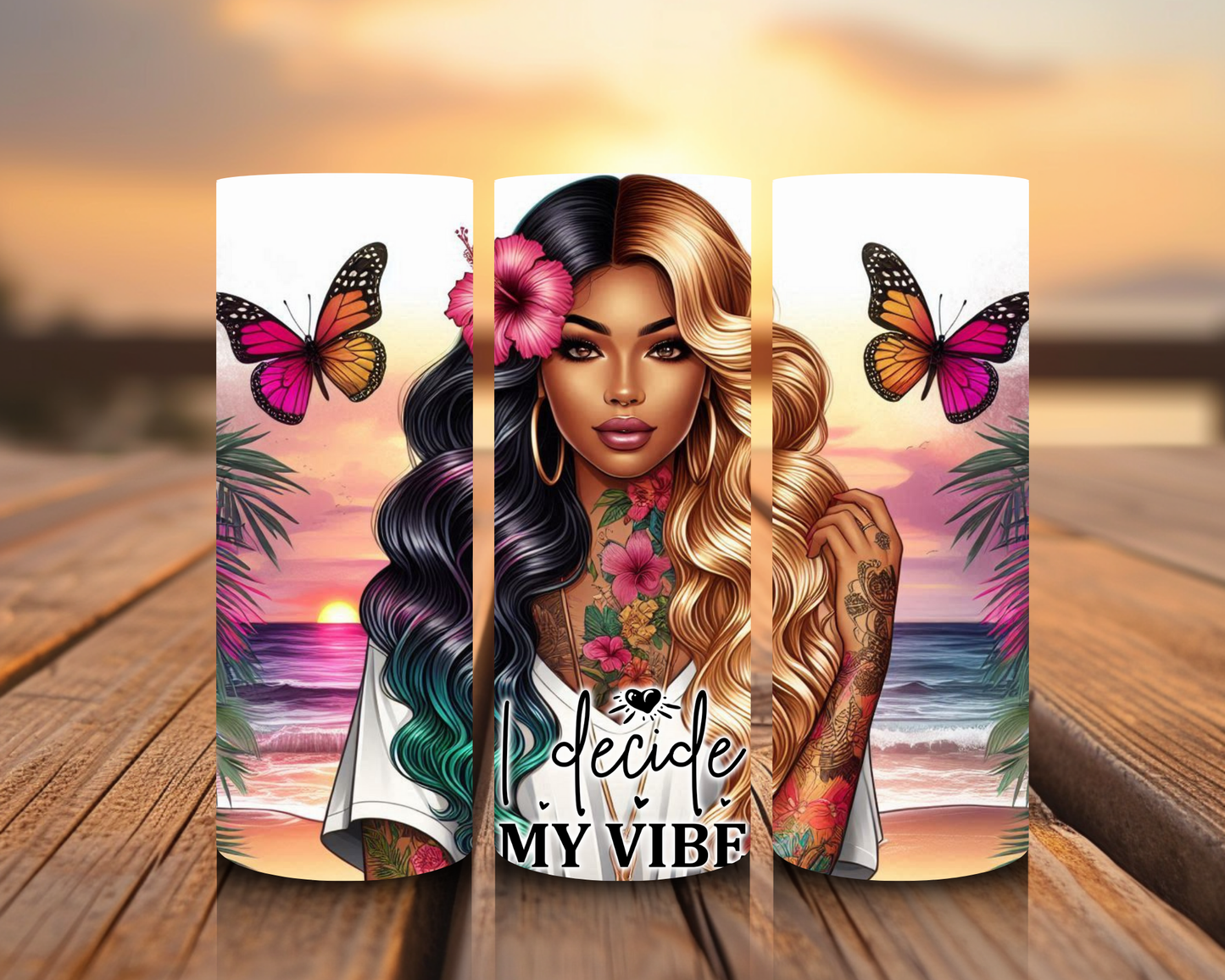 Inspirado en las impresiones de sublimación de Tattoo Girl