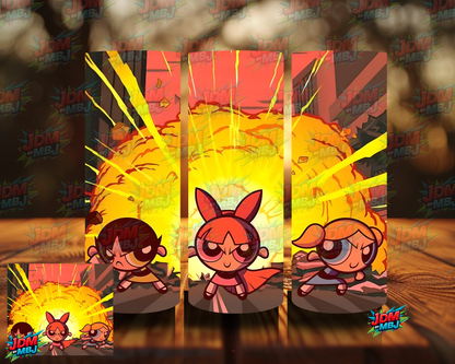 Inspired by Power Puff Girls Sublimation Prints