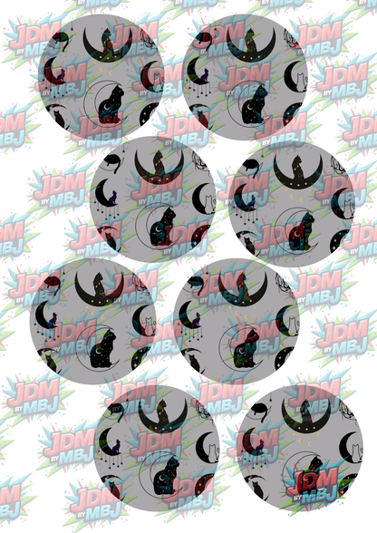 Impresiones de sublimación de posavasos para coche (8 por página)