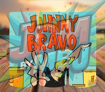 Inspirado en las impresiones de sublimación de Johnny Bravo
