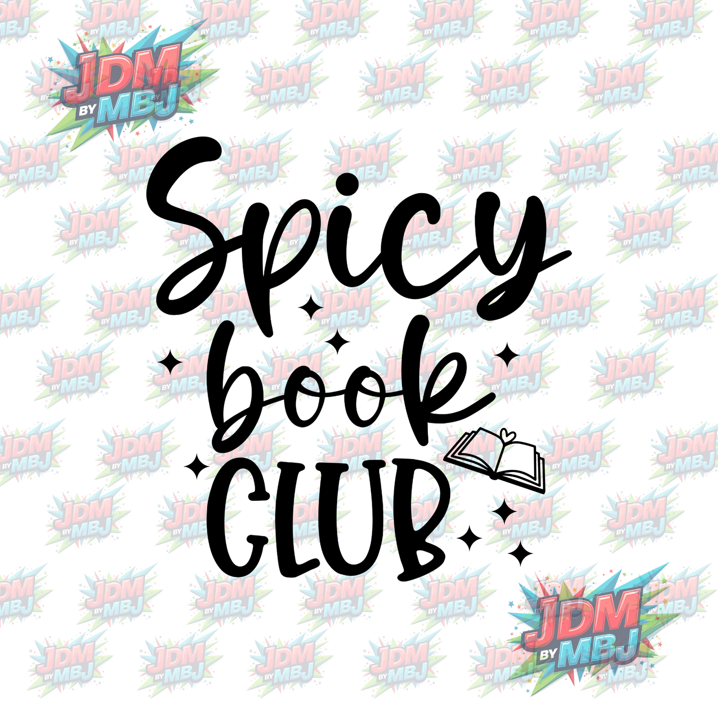 Iron On - Spicy Book Club DTF 20cm