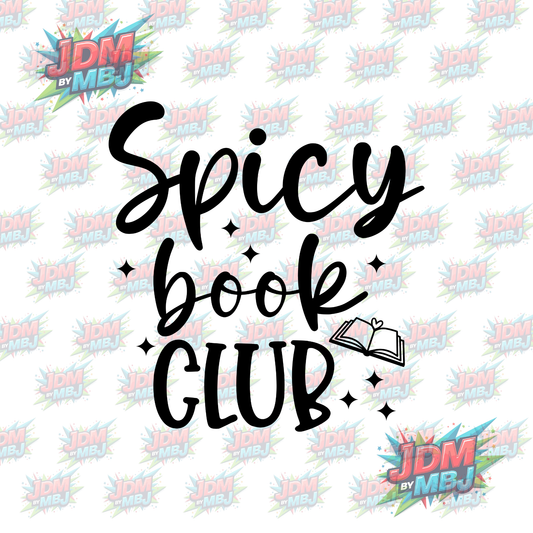 Iron On - Spicy Book Club DTF 20cm