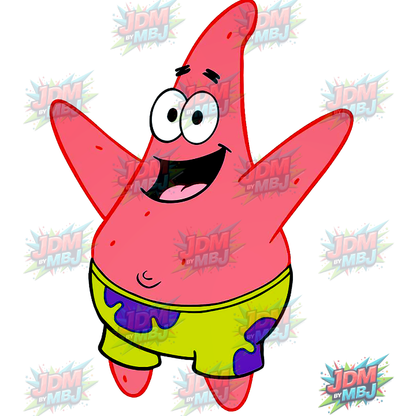 Bob Esponja Pantalones Cuadrados (DTF) - Planchado (25 cm)