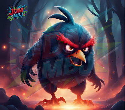 Inspirado en las impresiones de sublimación de Angry Bird