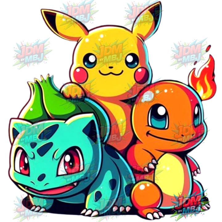 Iron On - Pokemon  DTF 25cm
