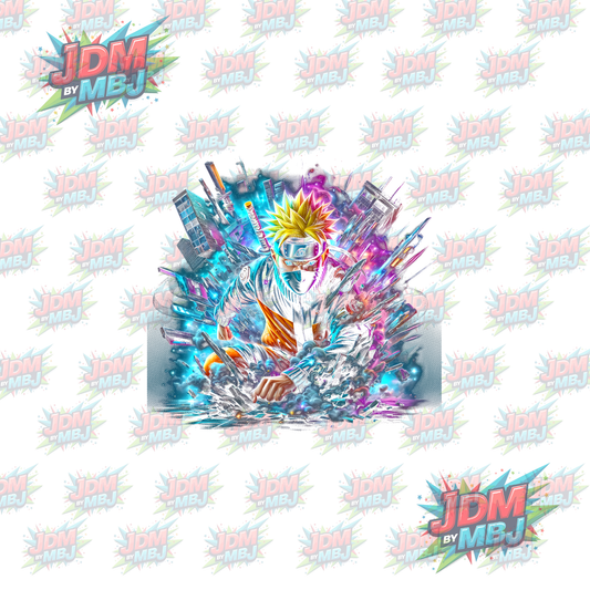 Iron On - Naruto 'Halftone' DTF