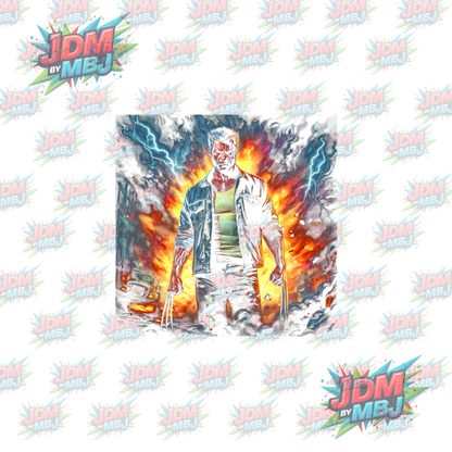 Iron On - Superhero Halftone DTF
